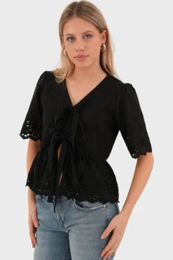 “Lily" blouse black