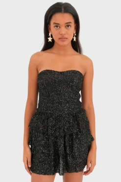 “Nightfall" dress black