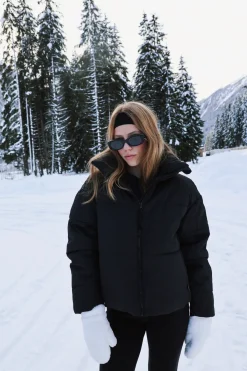 “Puffer” jacket black