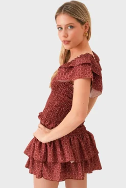 "Aruba" ruffle top