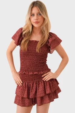 "Aruba" ruffle top