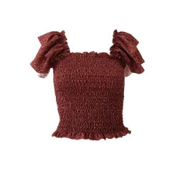 "Aruba" ruffle top