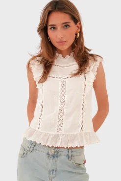 "Beloved" blouse white