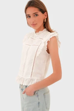 "Beloved" blouse white