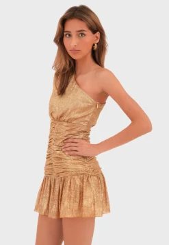"Dream" dress gold