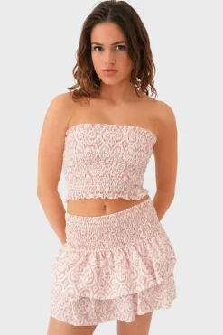 "Florence" tube top pink