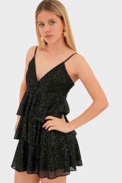 "Glimmer" dress black
