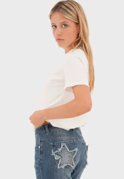 "Glitter star" jeans