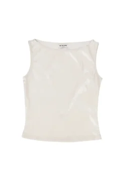 "Glitz" top silver