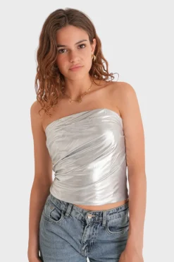 "Glow" top silver
