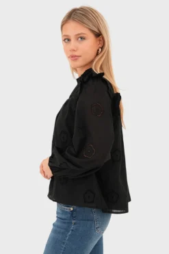 "Hope" blouse black