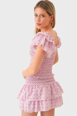 "Java" ruffle top