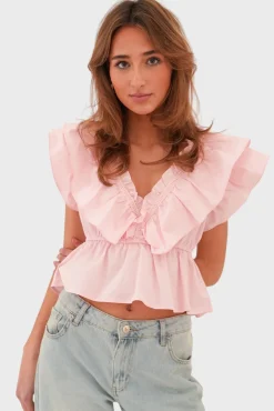 "June" blouse light pink