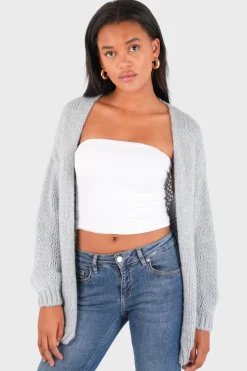 "Keep me warm" vest light grey