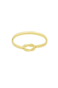 "Knotted" bangle bracelet