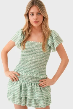 "Lagos" ruffle top
