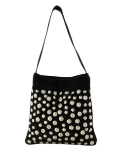 "London" studded bag black