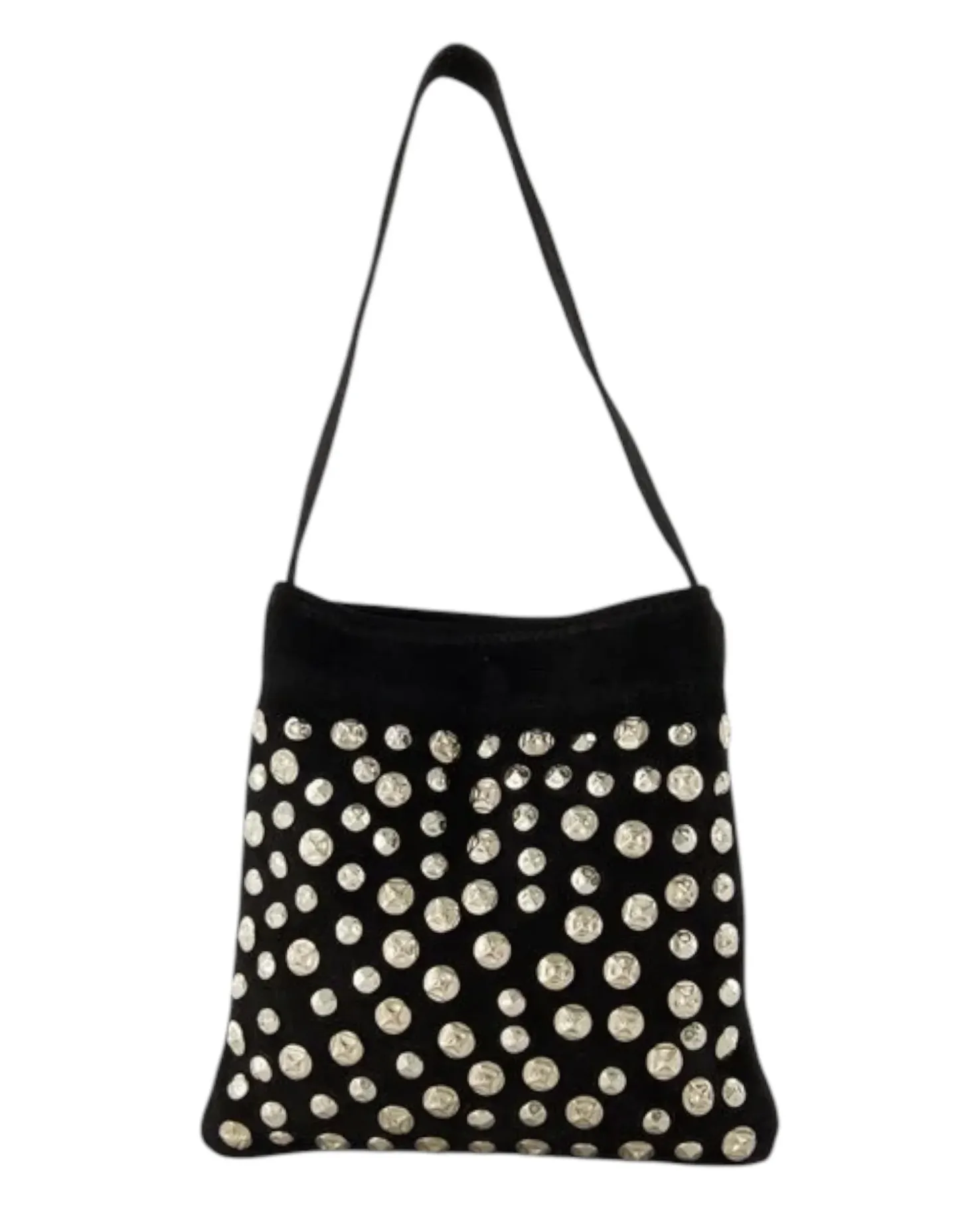 "London" studded bag black