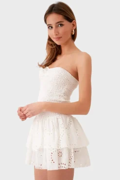 "Night out" dress white