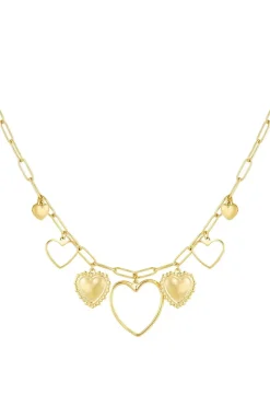"Open hearts" necklace