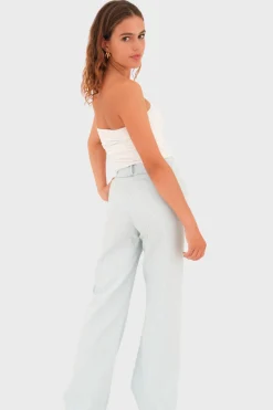 "Oslo" pants striped blue