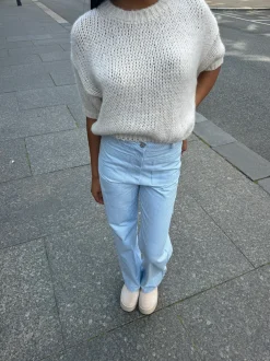"Oslo" pants striped blue
