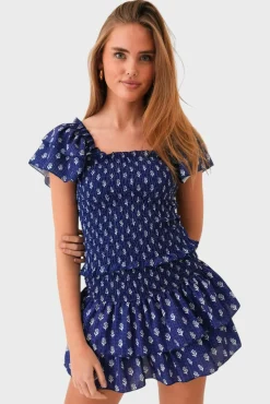 "Palma" ruffle top