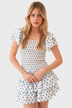 "Porto" ruffle top