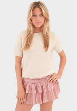 "Starlit" skirt pink