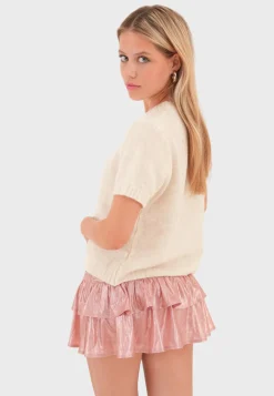 "Starlit" skirt pink