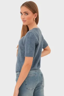 "Stella" sweater blue