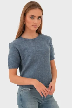 "Stella" sweater blue