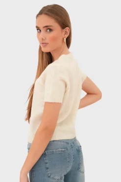 "Stella" sweater white