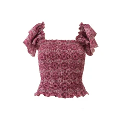 "Tulum" ruffle top